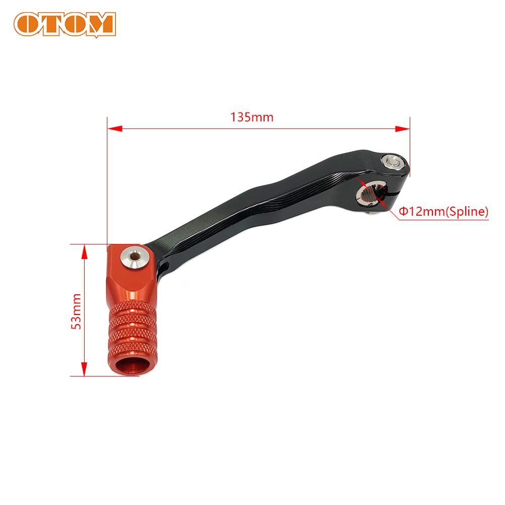 For DT230 Gear Shift Lever Motorcycle Aluminum Folding Pedal YAMAHA HENGJIAN HJ250H 2 Stroke Loncin MT250 Dirt Bike Shift Lever