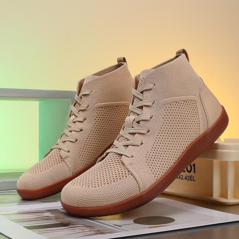 Минималистичные высокие повседневные спортивные туфли с широким носком, дышащие туфли для ходьбы на плоской подошве, ботильоны, обувь для тренировок в зале и на открытом воздухе
