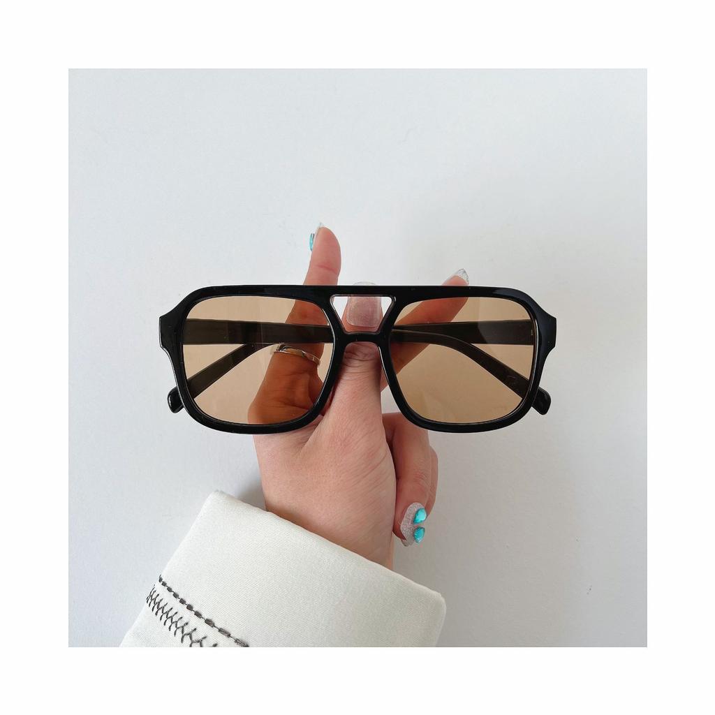 New Large Frame Square Sunglasses gentlemen's Pilot Fashion Sun Glasses gentlemen  Designer Vintage Eyewear UV400 Oculos De Sol