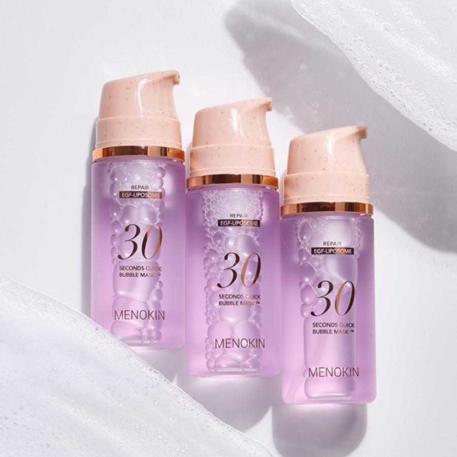 Menokin 30-секундная быстро подтягивающая пузырьковая маска Repair 95 мл