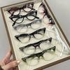 Ultra-light Cat Eye Frame Reading Glasses Fashion Ladies Finished Prescription Far-sight Eyeglasses Diopter Presbyopia 0 To +4.0