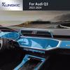 For compatible vehicle Q3 2022 2023 2024 Car Interior Door Center Console Media Dashboard Navigation TPU Anti-scratch Protector Film.