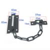 with Screws Decorative Chain Bolt Door Chain Sliding Door Lock Door Safety Guard Door Hardware