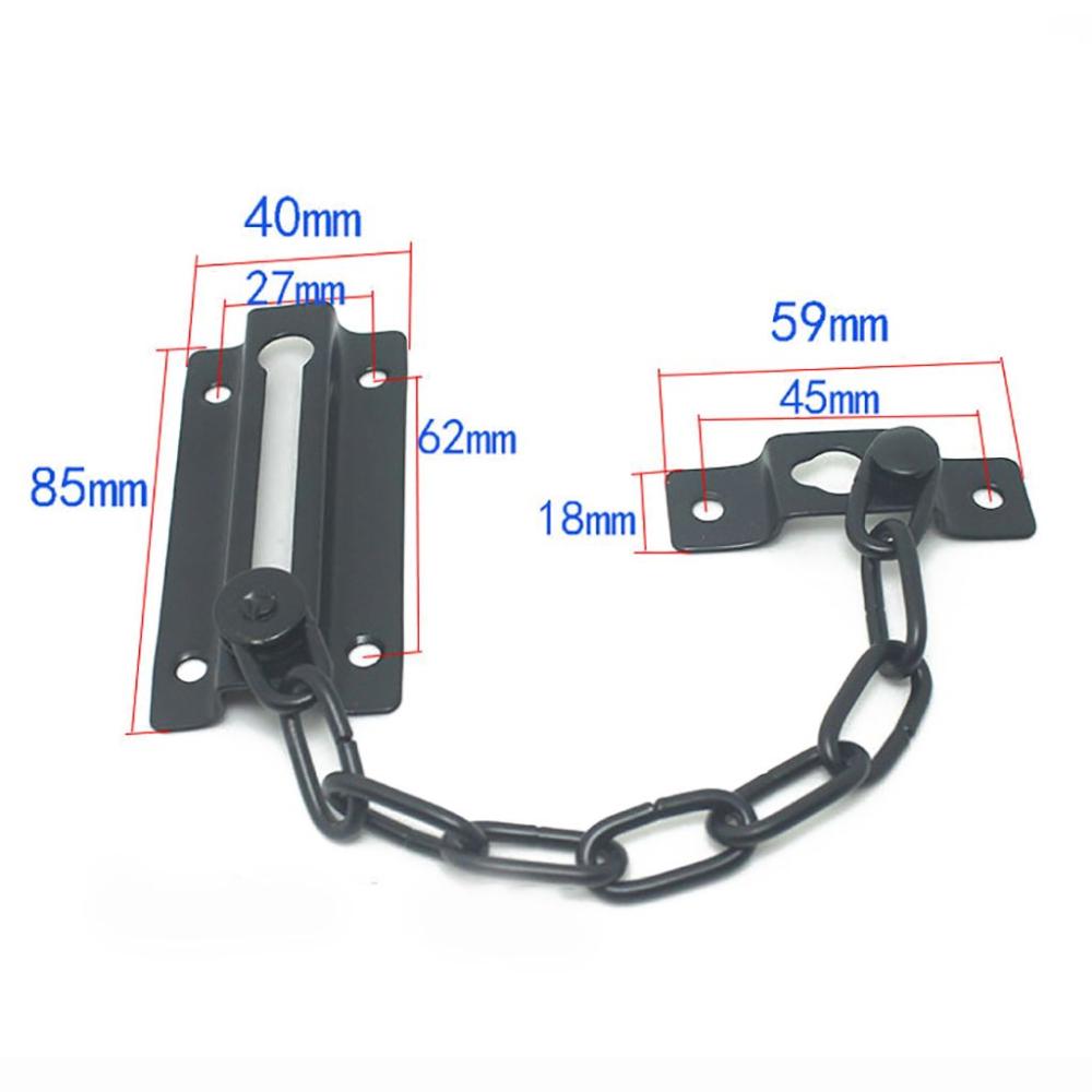 with Screws Decorative Chain Bolt Door Chain Sliding Door Lock Door Safety Guard Door Hardware