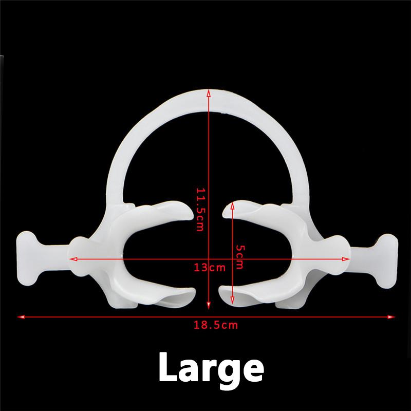 Стоматологический внутриротовой втягиватель для губ и щек, открывалка для рта с ручкой, прозрачный зуб, большой/маленький