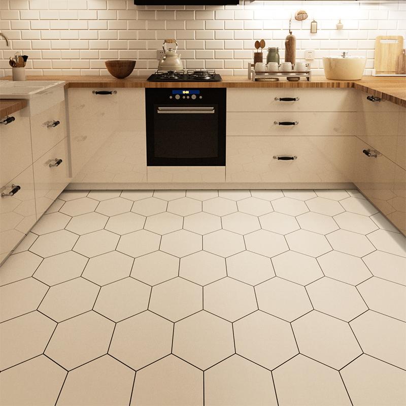 Геометрический узор Кухонный ковер Ретро Цветочный ПВХ Ковры Клетчатый Этнический стиль Коврик для пола Водонепроницаемые Нескользящие коврики Ковер против царапин