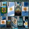Argentina Flag Soft Phone Case For Samsung Galaxy S23 S22 Ultra S21 Plus S20 Fe S10 Lite S9 S8 +S10e S7 Edge Pattern Capa Case