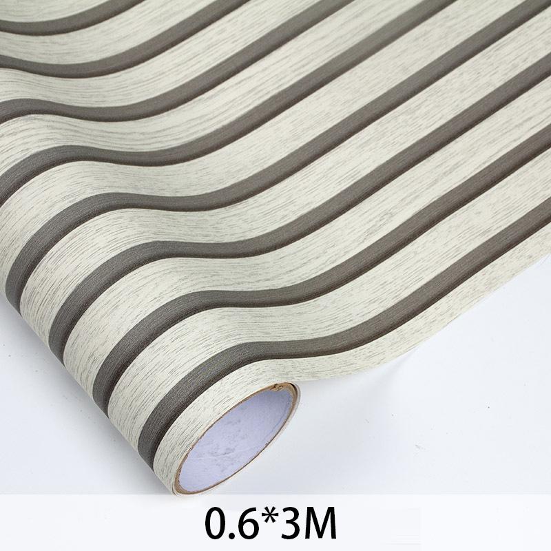 3M PVC Self-adhesive Waterproof Wallpapers Wood Grain Wall Stickers Furniture Renovation Film Restaurant Bedroom Home Decor