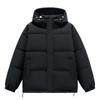 New Hooded Simple and Warm Cotton Jacket for Men's Versatile Thickened Stand Collar Country Autumn and Winter Loose Bread