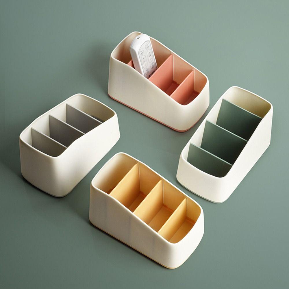 ABS Remote Control Holder Multifunctional Tidy Organizer Case Table Storage Box Desktop