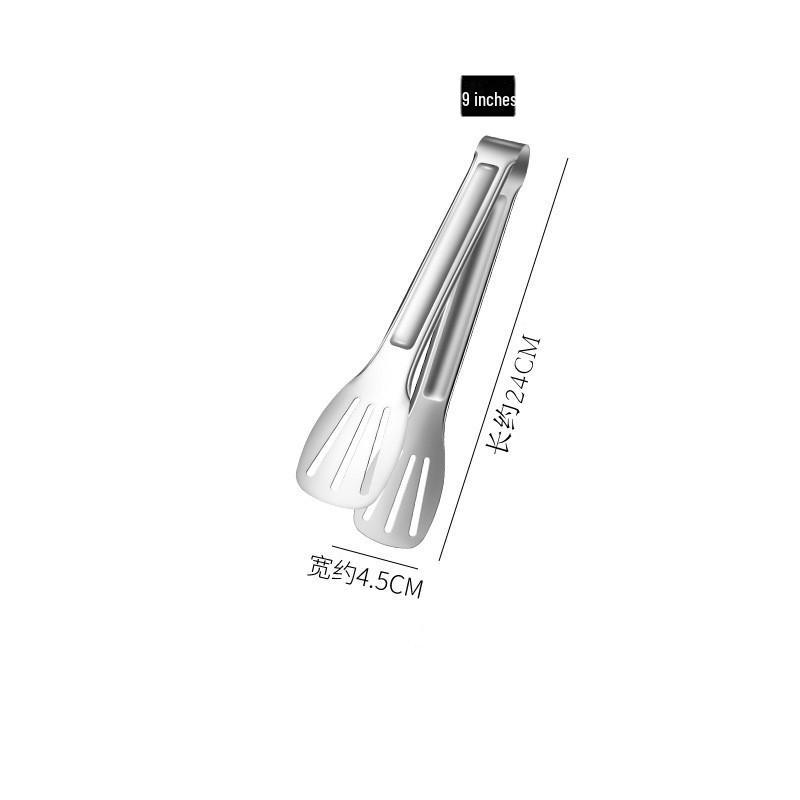 Зажим для стейков и еды из нержавеющей стали — кухонный инструмент для мяса, овощей, льда и хлеба