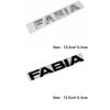 QPZF2 Car Rear Trunk Letters Logo Emblem Sticker for Skoda 4x4 Logo Rapid Octavia Fabia Laura Superb VRS Yeti Kodiaq Karoq Accessories
