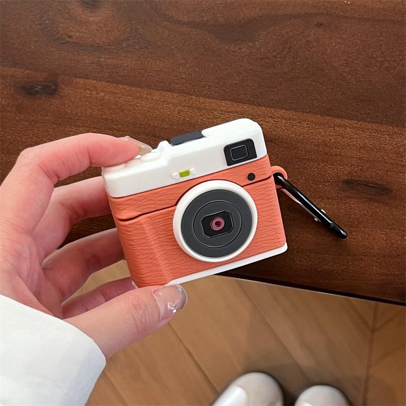 3D Чехол для наушников-камеры для AirPods 4 2024 Силиконовый чехол для наушников для AirPods Pro 2 Зарядный чехол для AirPods 3 2 1