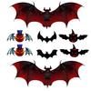 Bat Sticker PVC Spooky Living Room Bedroom Background Wall Decoration Flying Pumpkin Decal Party