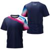 Men's Table Tennis T-Shirt Men Summer Tennis Badminton T-Shirt Top Table Tennis Club Quick Dry Short Sleeved