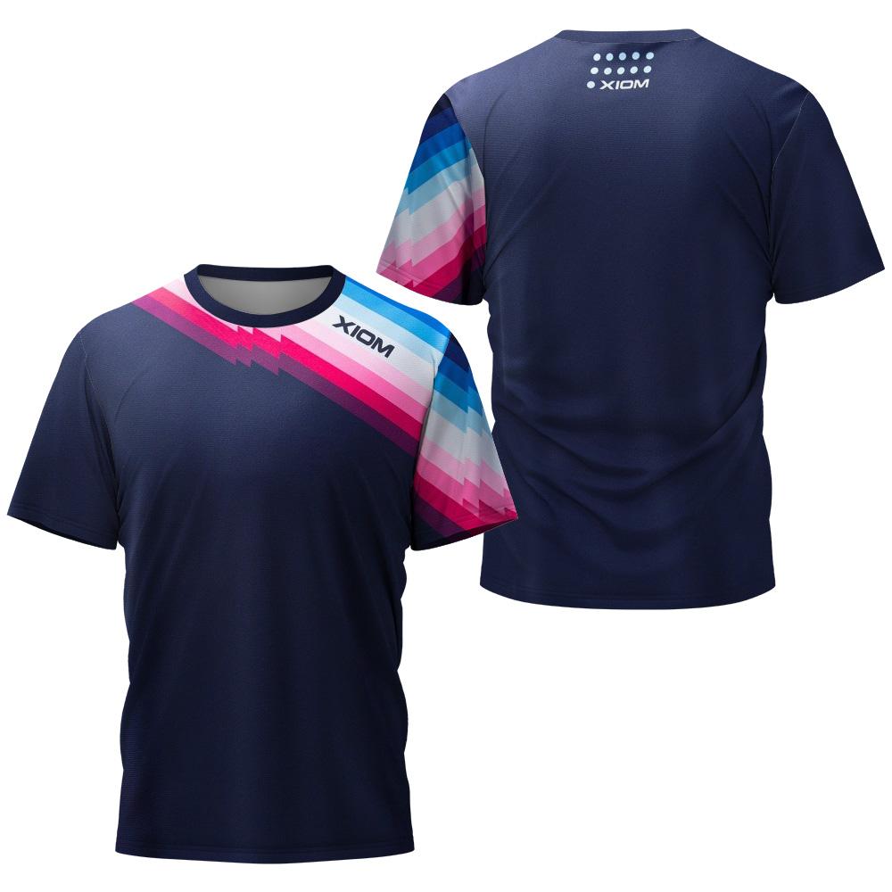 Men's Table Tennis T-Shirt Men Summer Tennis Badminton T-Shirt Top Table Tennis Club Quick Dry Short Sleeved