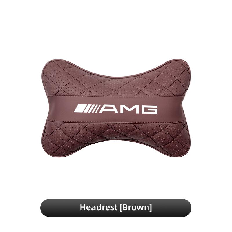 Car Seat Head Support Cushion Lumbar Pillow Accessories For Mercedes Benz AMG W203 W206 W220 W205 W211 W212 W201 W168 W108 W169
