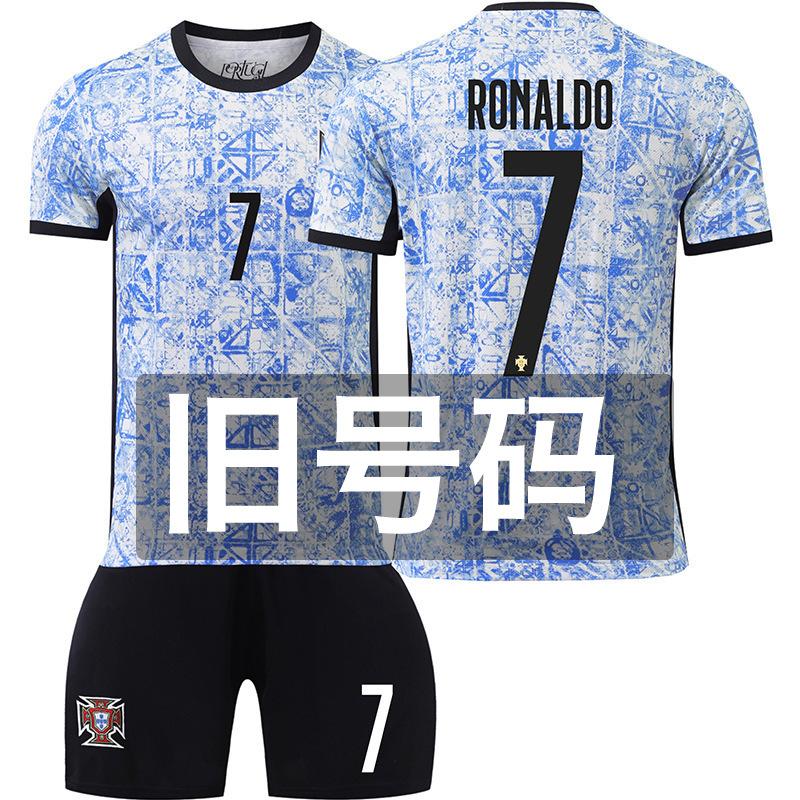 - Новый набор спортивной одежды для футбола Ronaldo 1 Messi, футболка Haaland Mbappe