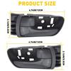 For 2004-2010 Toyota Sienna Door Handle Interior Inner Front Gray Left & Right