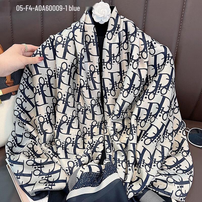 Women's Fashion Oversized Silk Scarf & Shawl