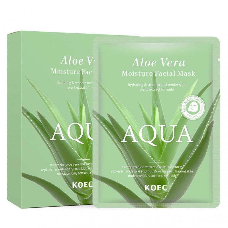 Aloe Veras Soothing Gel Face Mask Easy To Use Hydrating Mask Sheets Skin Care Products