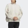 (WMNS) adidas Solid Color Zipper Stripe Casual Jacket Bauxite Brown Women's HM7456