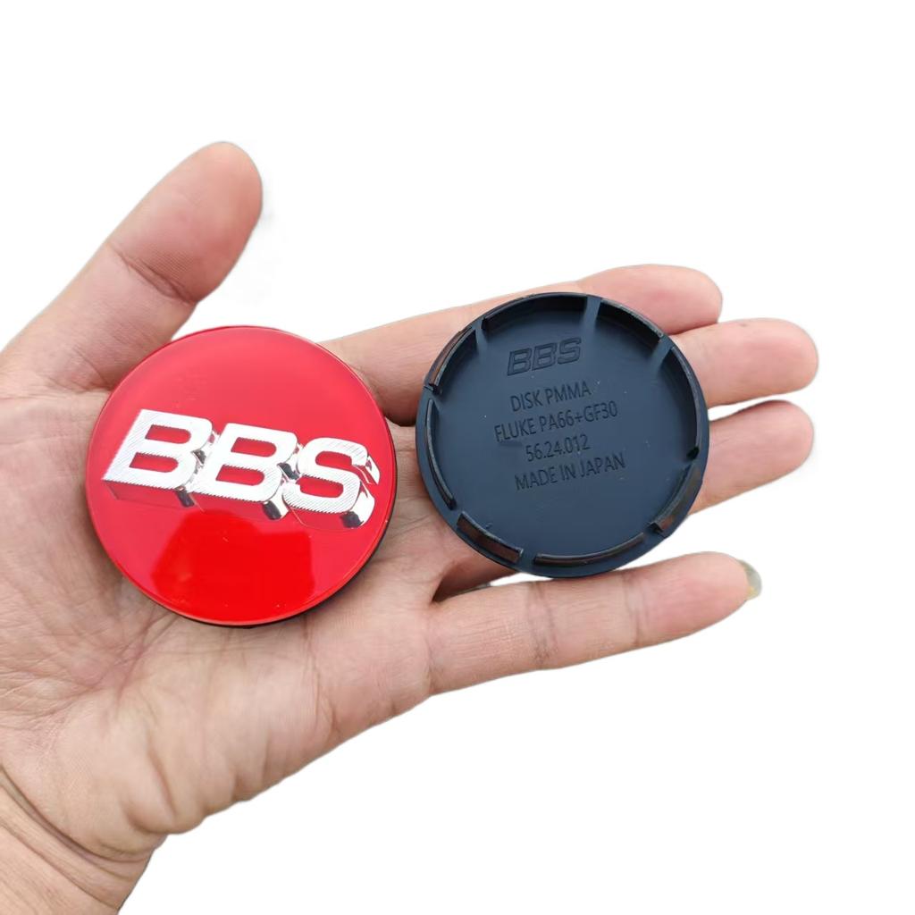 4 шт. Внешний диаметр 56 мм для плоских наклеек эмблемы BBS 55 мм Колпачки центральных ступиц колес автомобиля Акриловая крышка колеса OEM 56.24.012