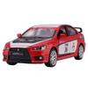 1/32 Mitsubishis Lancer Evolution Alloy Racing Car Model Diecast Metal Toy Vehicle Car Model Simulation Collection Children Gift