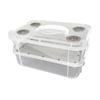 Mealworm Breeding Kit Clear Mealworm Farm Container Live Feeder Worm Farm To Breed Live Mealworms for Bearded Dragons Birds