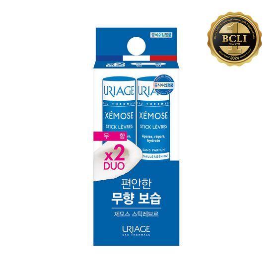 Uriage Stick levre Без запаха Double Plan (4г+4г)