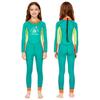 Kids 2.5mm Neoprene Wetsuit Girls Full Body Long Sleeve Snorkeling Surfing Swimsuit With Warmth Protection