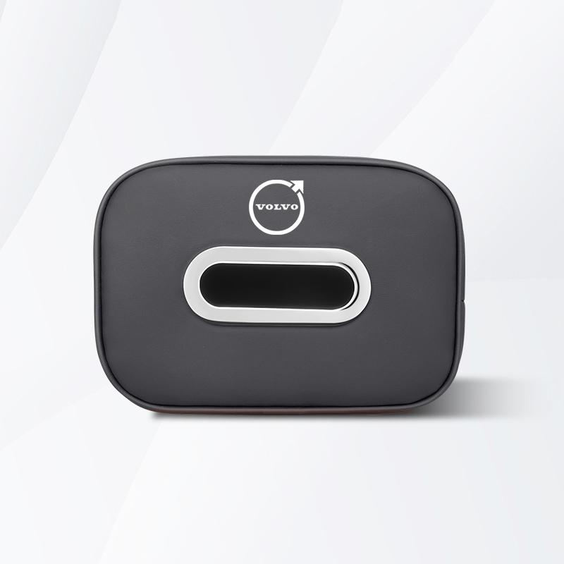 Car Tissue Box Sun Visor Paper Towel Storage Organizer Holder For Volvo ES90 EC40 EX40 EM90 XC90 V90 V60 XC60 V40 S80 S60 S90 C4