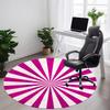 1pc Sunburst Pattern Office Round Area Rug, Indoor Mat Suitable ForOffice, Under Office Chairs Bedroom Living Room Home Decor D017