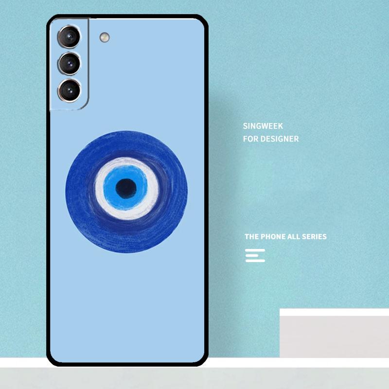 Evil Eyes Case For Samsung Galaxy S25 Ultra S20 S21 S22 S23 S24 Ultra S9 S10 Plus S25 FE Phone Cover