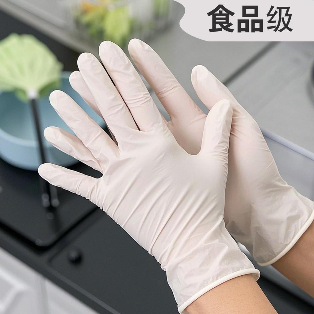 Disposable Nitrile Ambidextrous Boxes X 100 Gloves Per Sanitation Law AI-WILL Gloves, White, Small, (20 Box) [Food Compliant] Powder-Free, Latex-Free