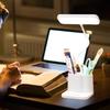 With Storage Box LED Table Lamp 3-Colors Light Reading Lights Modern Study Desk Lamp Reading Desk