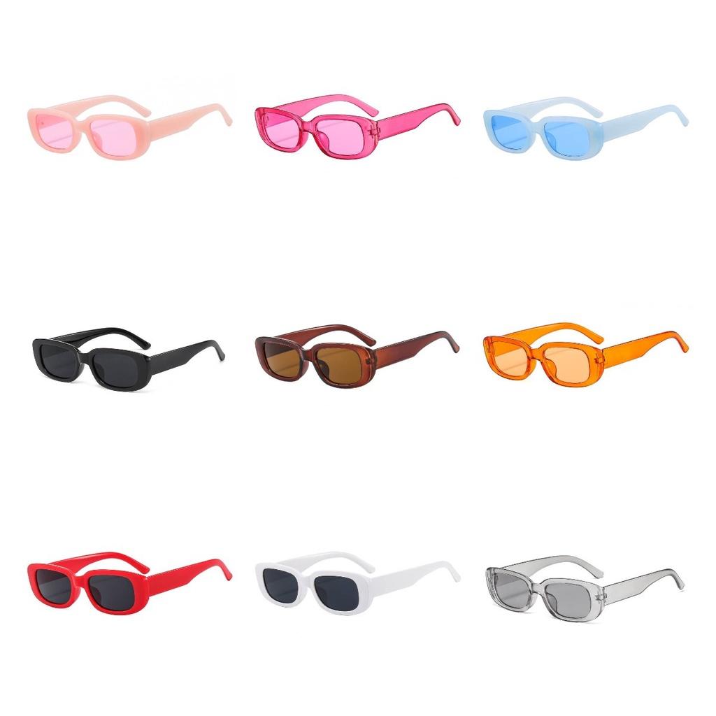 Retro And Cool Square Sunglasses With Multiple Colors For Women And Adults