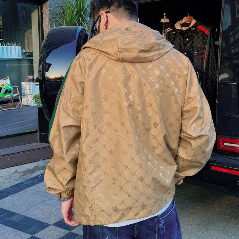 Мужская куртка весна-осень новая мода куртка с капюшоном