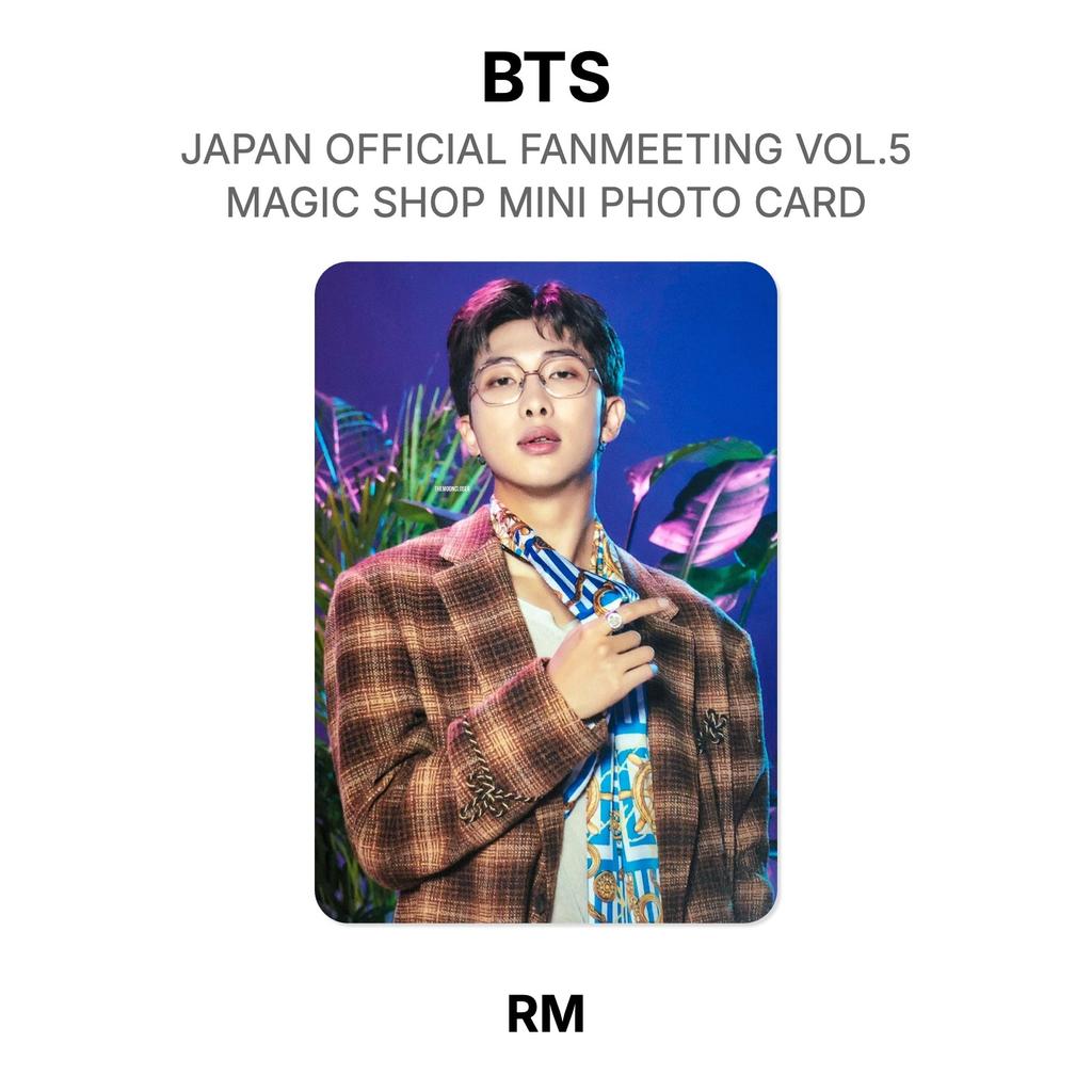 BTS ОФИЦИАЛЬНАЯ ФАН-ВСТРЕЧА В ЯПОНИИ VOL.5 MAGIC SHOP МИНИ-ФОТОКАРТОЧКА Официальная фотокарточка