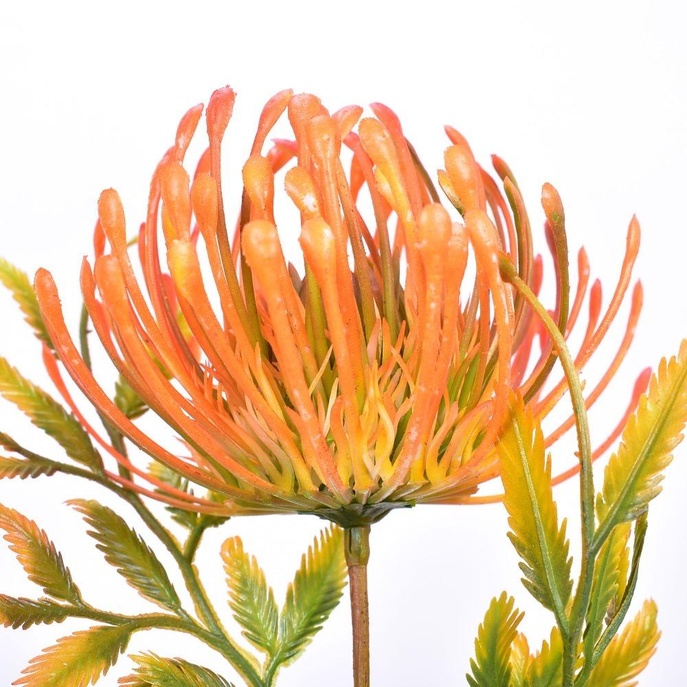 10 шт. искусственных цветов, устойчивых к ультрафиолетовому излучению, искусственные пластиковые цветы Protea Cynaroides, цветочные букеты, искусственные цветы, центральные украшения для стола, домашний декор для дома и улицы