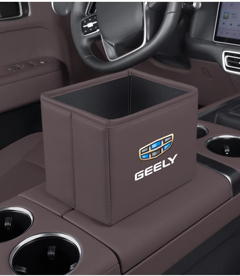 Geely Car Storage Box & Folding Trash Can for Xingyue L, Xingyuan Xingrui, and Dihao Boyue Pro