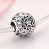 925 Sterling Silver Charm Pink Cz Beads Jewelry Making Fit Original European Charms Bracelets