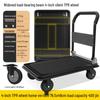Shun He Silent Folding Handcart – Portable, Thickened Structure for Household Transport
