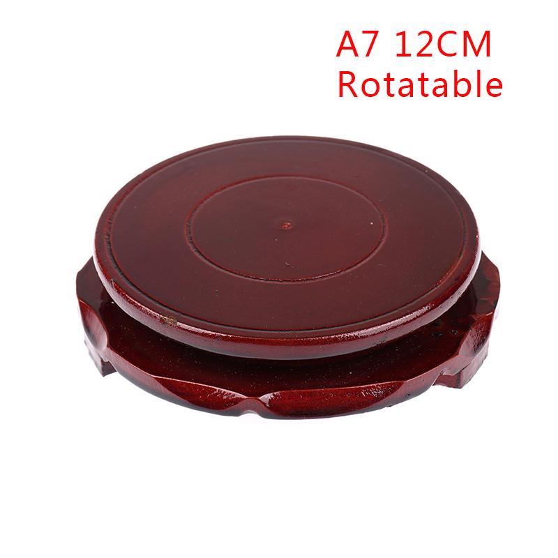 Настоящая твердая деревянная ваза с резьбой, основание для каменного Будды, цветочный горшок, деревянная ваза с резьбой