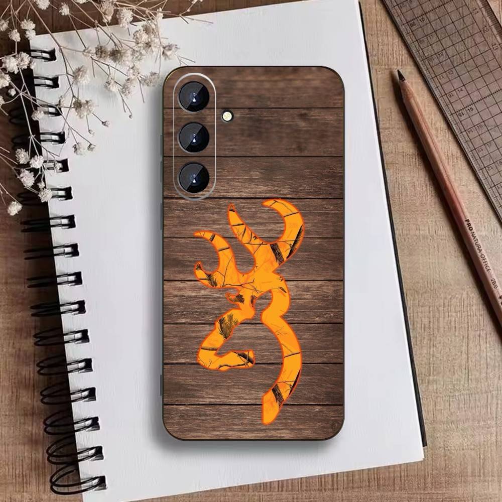 Deer Hunting Camo Phone Case For Samsung Galaxy A73,A72,A71,A70,A52,A51 Others Soft Black Cover