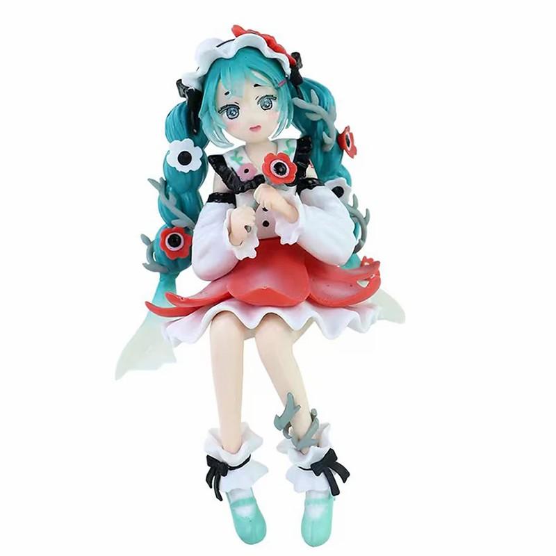4.33-7.87 Inch Hatsune Miku Anime Action Figures Noodles Stopper Model Figure Toys Collectible Gift For Toys Hobbies Children