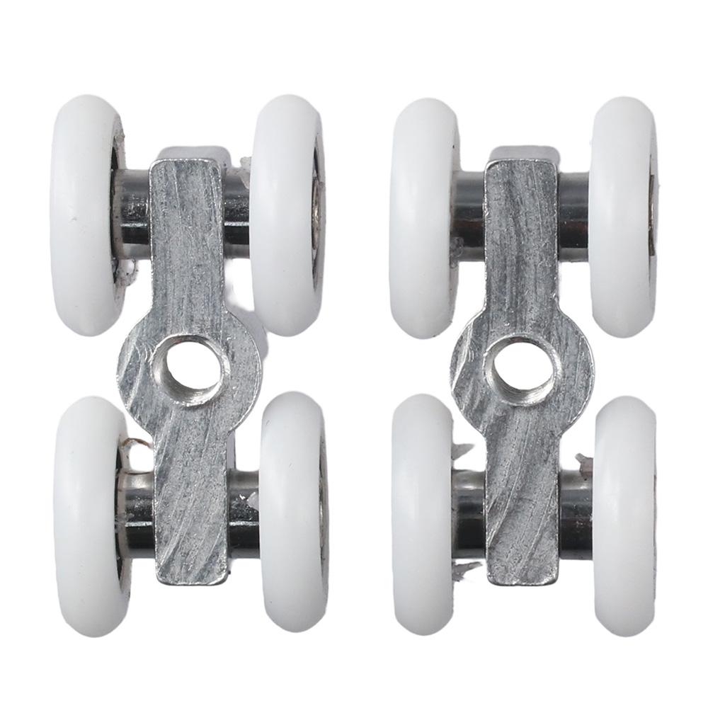 2 шт. металлический подвесной раздвижной ролик 1,85*0,87 дюйма комплект дверных роликов нержавеющий шкив фурнитура шкаф
