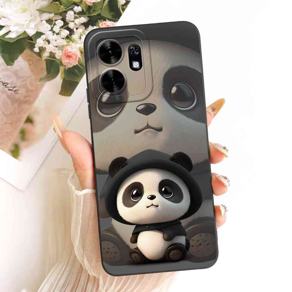 For Honor X6d X6D 5G Case LNA-NX1 Cartoon Panda Rabbit Silicone Back Cover For Honor Play 60A 60a 5G NLA-AN00 Bumper Cases Capa
