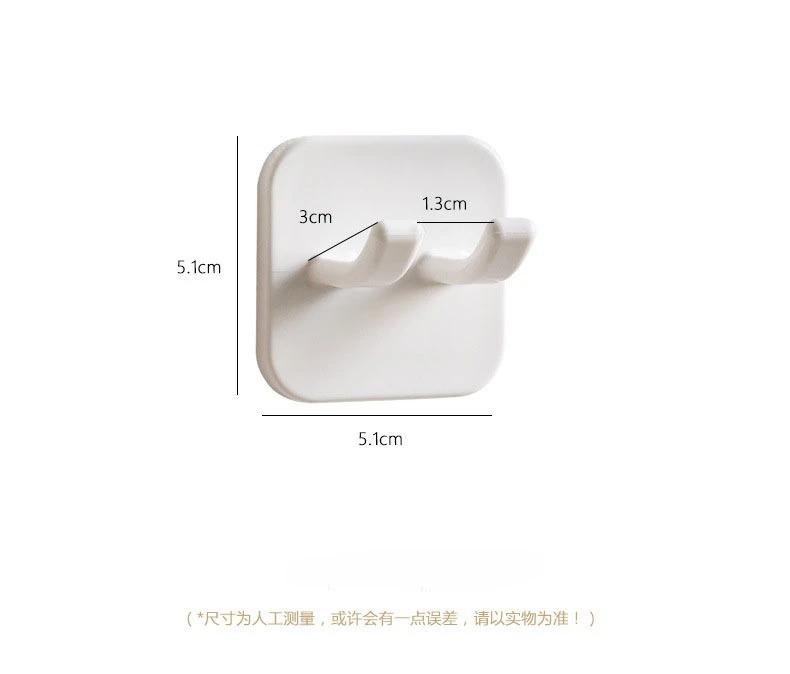 Hook Socket Wall Coat Racks Keys Hanger Wall Hanging Hooks Bathroom Accessories Keys Holder Keychain Storage Rack Home Garden