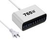 New Gallium Nitride 800W Multi-port PD Desktop Charger with AU Plug Adapter